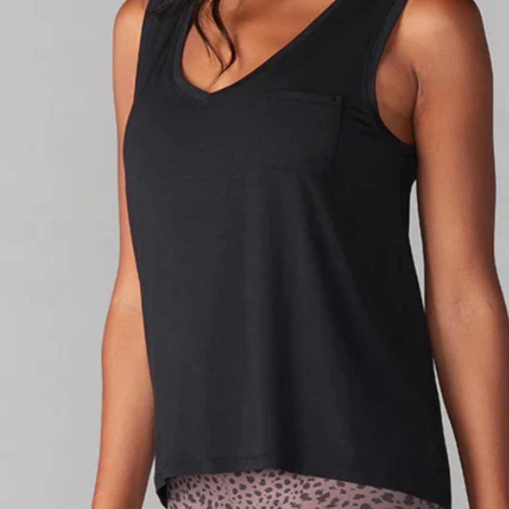 Tavi Flowy Tank - Black